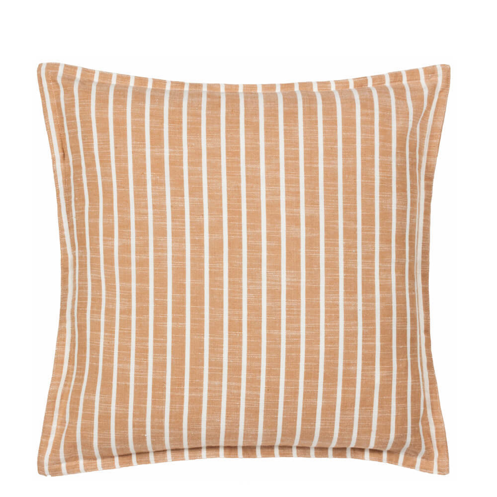 Yard Tala Pecan Stripe Reversible Cushion